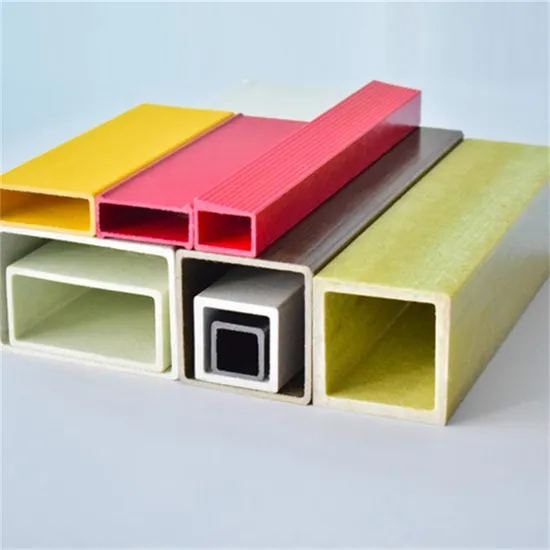Factory Direct High Strength Extrusion FRP Profile Fiberglass Square Tubes