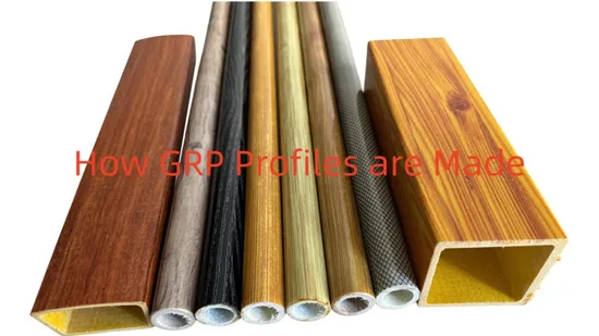 Wood Grain GRP Profiles for Garden Handrails