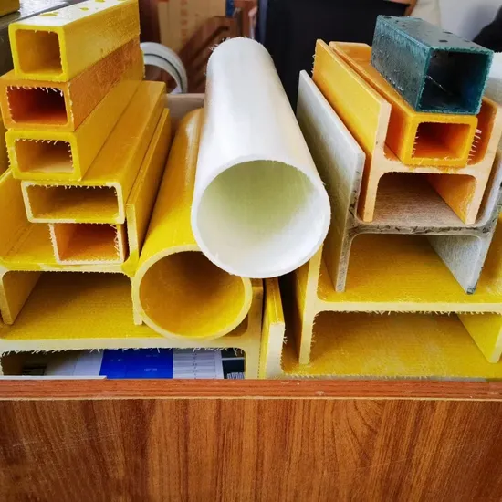 Factory Direct Pultruded FRP Round Tube FRP Pultrusion Beam Pultruded Fiberglass Profiles 
