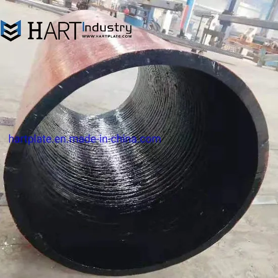 China Factory Lower Consumable Higher Wear Resistant Cladding Bimetal Steel Plate Pipe 