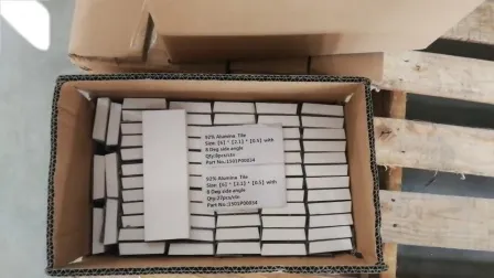 Wear Resistant Alumina Ceramic Tile Lined Buner, Hopper, Chute 