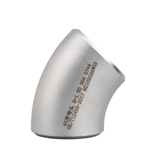 150lb Wear Resistant and Corrosion Seamless 304 Inox Steel 90° Welded Elbows 